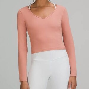 Lululemon Peach Align Savannah Women's Top Size‎ Small/Medium See Measurements